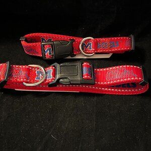 Pup Rally Ole Miss Rebels Reflective Collar NWT Various Sizes
